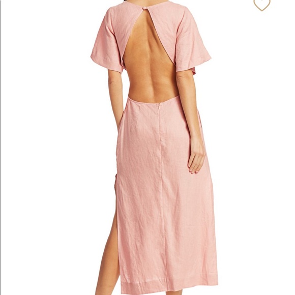 Cult Gaia cutout backless linen dress - Picture 4 of 6